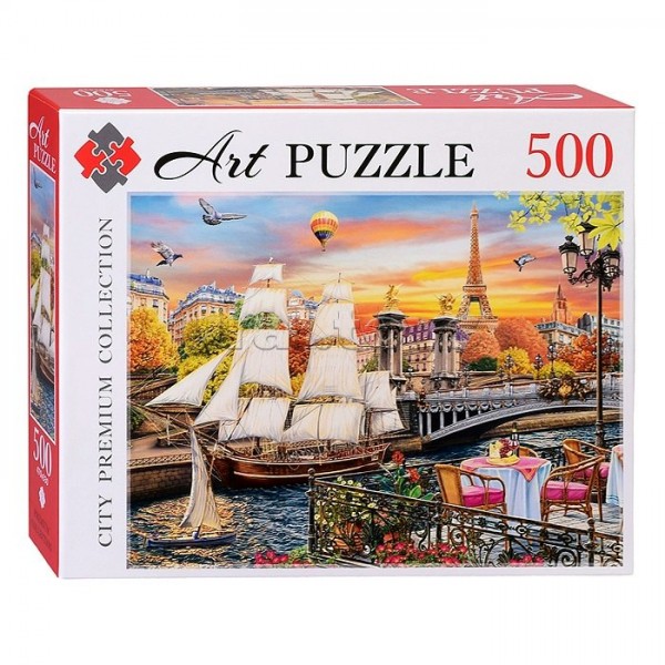 Рыжий кот Пазл 500 Artpuzzle Парусник в Париже Ф500-3895 Россия