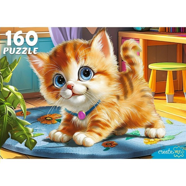 Рыжий кот Пазл 160  Милый котенок Ф160-4542 Россия