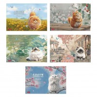 Альбом 24 листа для рисования А4 Пухляши матовая ламинация, тиснение, 100г/м2 24А4лтВ Хатбер 5/55 091475 Альбом 24 листа для рисования А4 Пухляши матовая ламинация, тиснение, 100г/м2 24А4лтВ Хатбер 5/55 091475