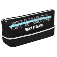 Пенал 1 отделение мягкий 20х9,5х8,5см Фразы с характером 68418 Феникс 30/60