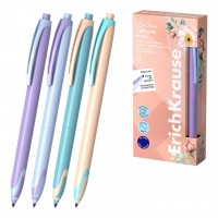 Ручка роллер автоматическая TipFlow Matic Pastel Bloom 0,5мм синяя 63705 ErichKrause 12/144/1728