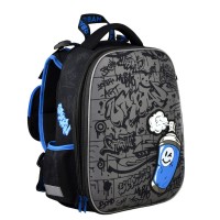 Ранец школьный 27х37х13см Граффити 2 отделения, жесткая спинка 62732 Феникс Ранец школьный 27х37х13см Граффити 2 отделения, жесткая спинка 62732 Феникс