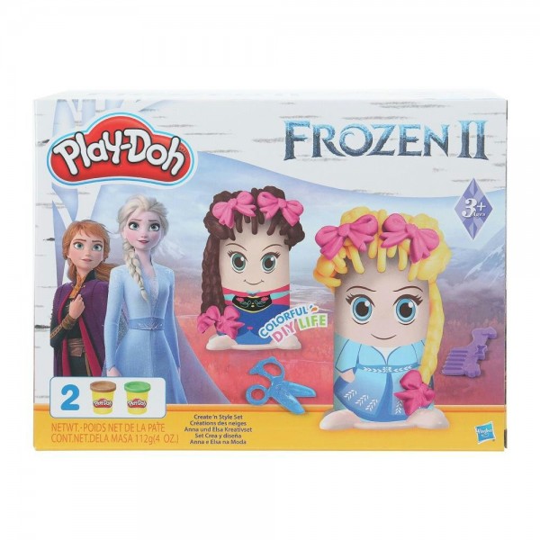 Набор для лепки Creat'n style set frozen тесто 2 цвета + формочки MODCL-124080-PDFR Play-Doh