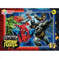Умные игры Пазл 120  Супергерои & Чёрный рыцарь 395788 Россия
