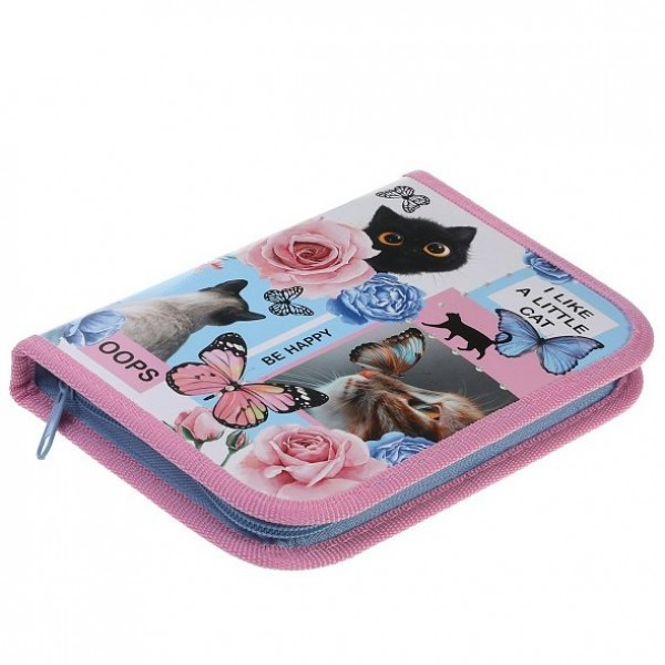 Пенал 1 отделение 19х13см Cat day с таблицей умножения NPn_44052 Хатбер  088971 Пенал 1 отделение 19х13см Cat day с таблицей умножения NPn_44052 Хатбер  088971