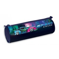 Пенал 1 отделение мягкий 21х7см тубус City racing Npt_60142 Хатбер 12/36 090603