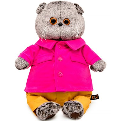 Budi Basa Игрушка   Кот Басик в яркой курточке/мягкая, 22 см Ks22-269 Россия