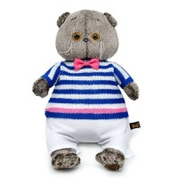 Budi Basa Игрушка   Кот Басик в полосатом свитере и брюках/мягкая, 22 см Ks22-264 ---