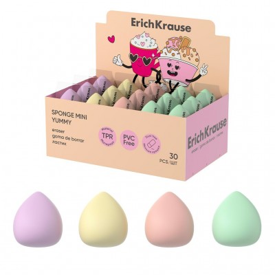 Ластик резиновый Sponge Mini Yummy 63474 ErichKrause 30/720