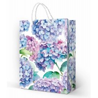 Открытая планета/Пакет бумажный ламинированный. Нежная гортензия/220х310х100/90000853/