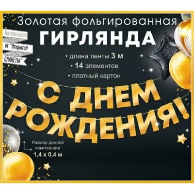 Открытая планета/Гирлянда. С Днем Рождения!/90001083/