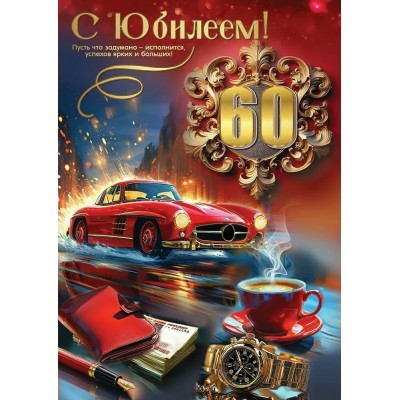 Праздник/Откр. С Юбилеем! 60/50000547/