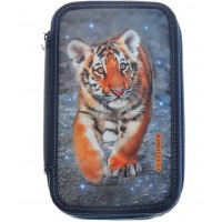 Пенал 1 отделение 20x205x27мм Тигренок и светлячки ламинат 30П26_1157 Канцбург  2601157