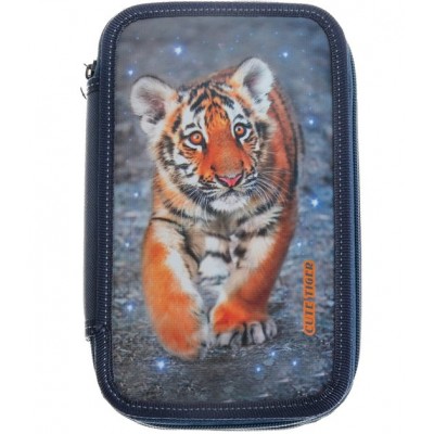 Пенал 1 отделение 20x205x27мм Тигренок и светлячки ламинат 30П26_1157 Канцбург  2601157 Пенал 1 отделение 20x205x27мм Тигренок и светлячки ламинат 30П26_1157 Канцбург  2601157