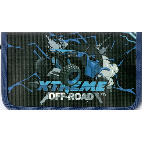 Пенал 1 отделение 110х195х30мм, Бездорожье, ламинат 30П25_1262 Канцбург