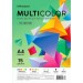 Бумага для ксерокса цветная А4 150 листов 80г/м2 15 цветов Multicolor MC_57343 OfficeSpace  381278