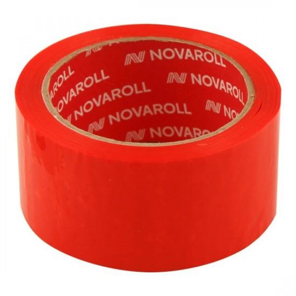 Скотч упаковочный 48х66 красный 204 0120-4360 Nova Roll