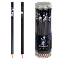 Карандаш чернографитный HB Кибер аниме , 3-гранный, заточенный, ассорти 70091 Феникс 36/1800