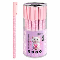 Ручка шариковая Лапки синяя 0,5мм цвет корпуса: белый розовый, софт-тач 69560 Феникс 30/960 Ручка шариковая Лапки синяя 0,5мм цвет корпуса: белый розовый, софт-тач 69560 Феникс 30/960