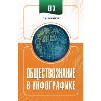 ЕГЭ. Обществознание в инфографике. Справочник. Баранов П.А. АСТ