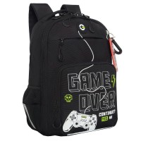 Рюкзак  28х40х15,5см 2 отделения, нагрудная стяжка, светоотражатели, 12л, черный RB-559-2/2 Grizzly Рюкзак  28х40х15,5см 2 отделения, нагрудная стяжка, светоотражатели, 12л, черный RB-559-2/2 Grizzly