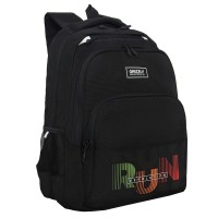 Рюкзак  32х45х23см 2 отделения, нагрудная стяжка, светоотражатели, 20,5л, черный RU-530-6/1 Grizzly Рюкзак  32х45х23см 2 отделения, нагрудная стяжка, светоотражатели, 20,5л, черный RU-530-6/1 Grizzly