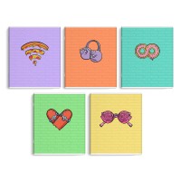 Тетрадь 48 листов А5+ клетка Интересные детали конгрев, выборочный твин Уф-лак 60г/м2 66716 Феникс 5/50