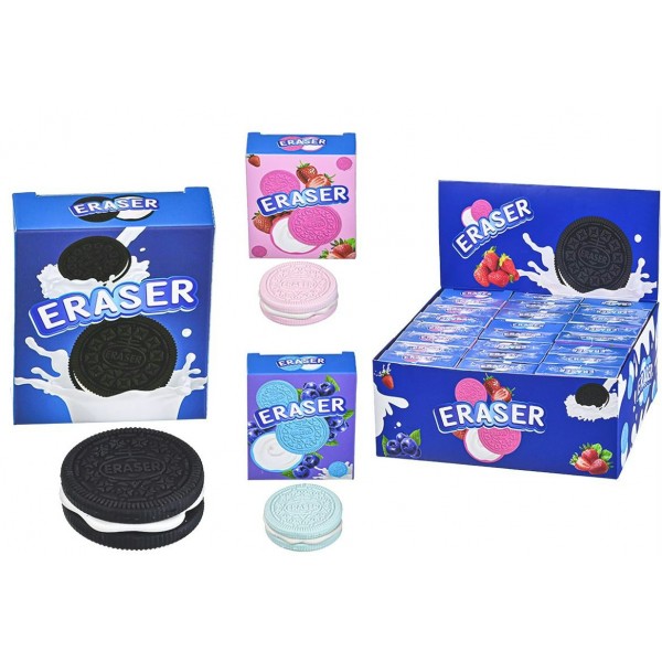 Ластик резиновый Cookie фигурный, ассорти ТВ16099 Mazari