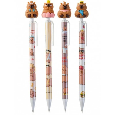 Карандаш механический 0,7мм HB Capybara ассорти 205А Mazari