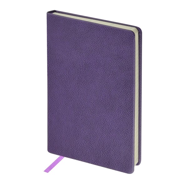 Ежедневник датированный А5 168 листов линия, твердая обложка, кожзам Megapolis loft фолетовый, ляссе, 70г/м2 3-805/12 Альт 2026