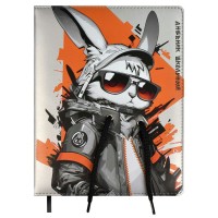 Дневник универсальный 48 листов А5+ 170х215 твердая обложка, поролон, кожзам софт-тач металлик Крутой кролик 80г/м2 68685 Феникс 15/30 Дневник универсальный 48 листов А5+ 170х215 твердая обложка, поролон, кожзам софт-тач металлик Крутой кролик 80г/м2 68685 Феникс 15/30