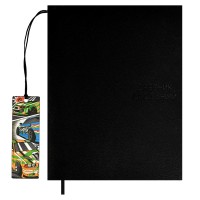 Дневник универсальный 48 листов А5+ 170х215 интегральная обложка, кожзам Машинки блинтовое тиснение, 80г/м2 68805 Феникс 15/30