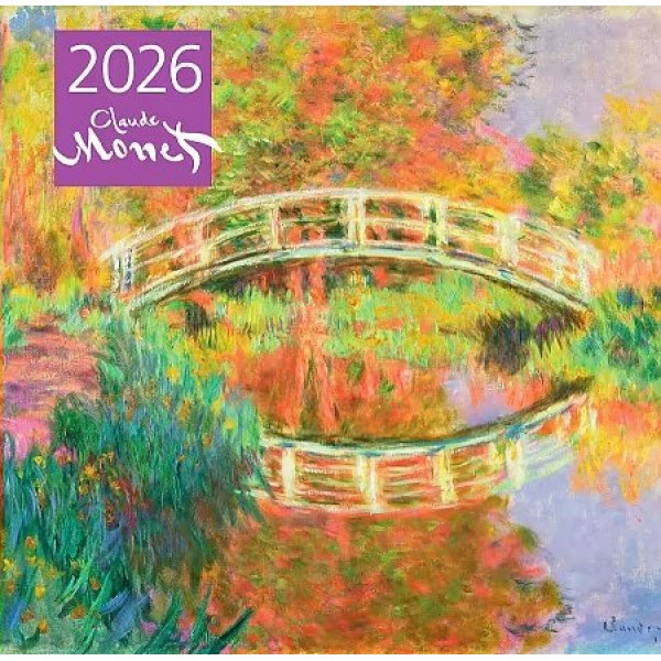 Эксмо/Календарь настенный перекидной на скрепке 2026. Клод Моне/300х300//