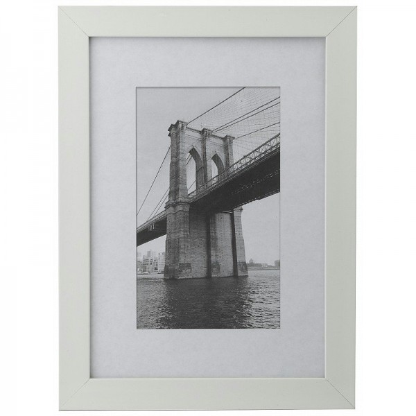 Фоторамка пластиковая 10х15 600 белый Б0033080 Image art