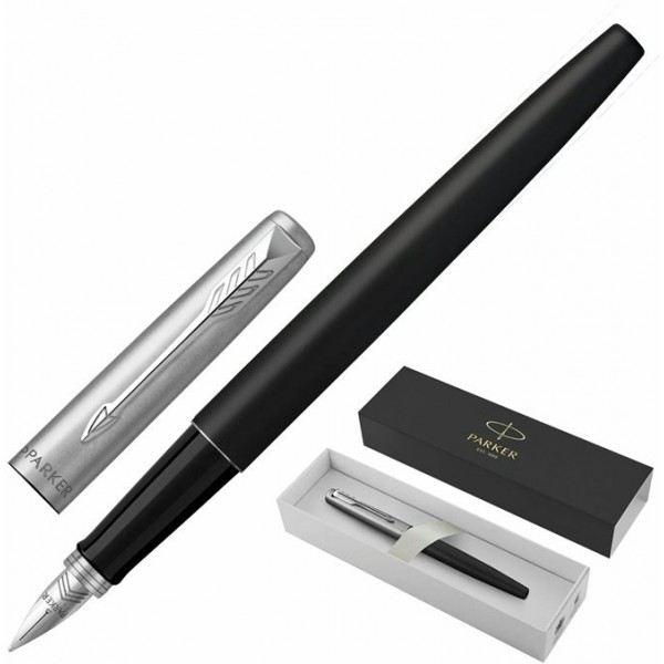 Ручка подарочная перьевая Jotter Bond Street Black CT 1мм, подарочная упаковка Р621606 Parker  2030947