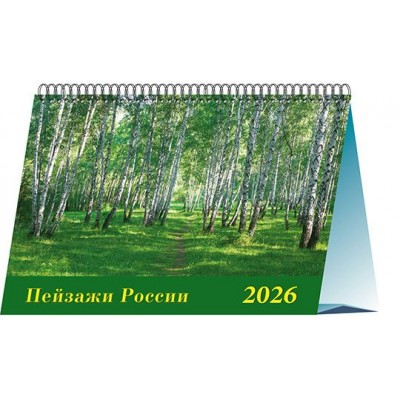 ДеньЗаДнем/Календарь настольный домик 2026. Пейзажи России/200 х 140/19601/