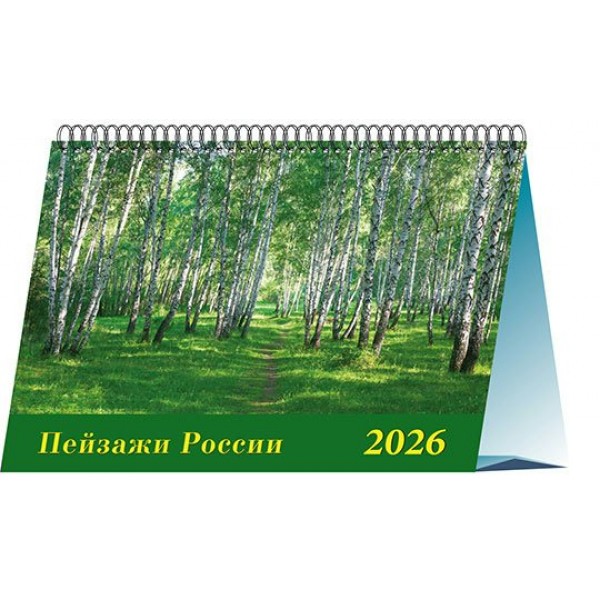 ДеньЗаДнем/Календарь настольный домик 2026. Пейзажи России/200 х 140/19601/