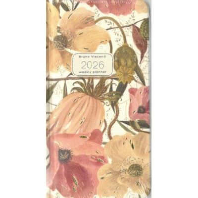 Ежедневник датированный А6 Flora Цветочная страсть 3-809/07 Bruno Visconti 2026