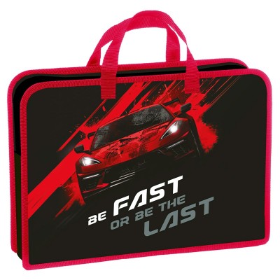 Папка на молнии А4 340х245х75мм Fast Track 1 отделение, с ручками, пластик BR-PT-A47529 Berlingo  379346