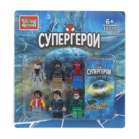 ГородМастеров Игрушка 6  Конструктор. Супергерои/фигурки, 6 шт 18110-CY Китай