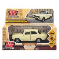 Технопарк Игрушка   Машина. Ретро - модель 12,5 см, металл, инерционная AZLK2140M-12-YE Китай