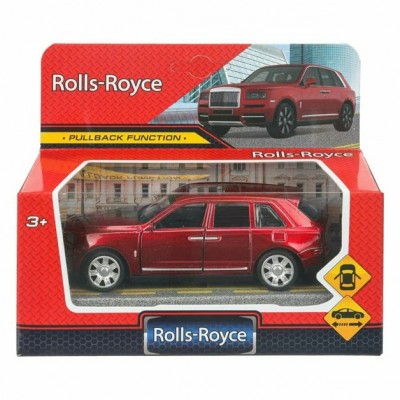 Технопарк Игрушка   Модель металлическая Внедорожник rolls-royce 13см, инерционная, двери 2407198-R Китай