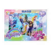 Умные игры Пазл 104  Академия единорогов  Россия 190х141х35мм