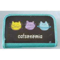 Пенал 2 отделения 19x12см Catsonomia откидная планка ПО-05 Пчелка Пенал 2 отделения 19x12см Catsonomia откидная планка ПО-05 Пчелка