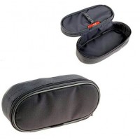 Пенал 1 отделение мягкий 22x9х5см Серый овальный, ткань К-68 Пчелка Пенал 1 отделение мягкий 22x9х5см Серый овальный, ткань К-68 Пчелка