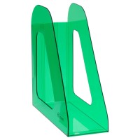 Лоток вертикальный 90мм Фаворит тонированный зеленый ЛТВ-30557 Стамм  351560