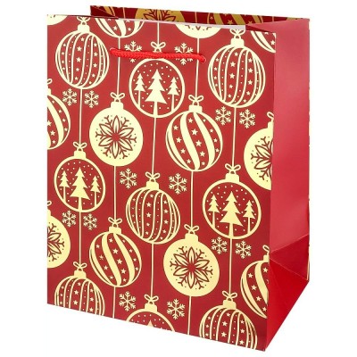 Миленд/Пакет бумажный ламинированный. Золотистые шары/180 х 230 х 100/ППК-2294/ Миленд/Пакет бумажный ламинированный. Золотистые шары/180 х 230 х 100/ППК-2294/