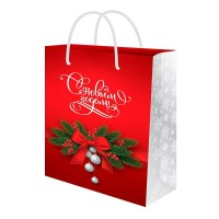 Миленд/Пакет бумажный ламинированный. С Новым годом. Новогоднее настроение/220 х 310 х 100/ППК-2336/ Миленд/Пакет бумажный ламинированный. С Новым годом. Новогоднее настроение/220 х 310 х 100/ППК-2336/