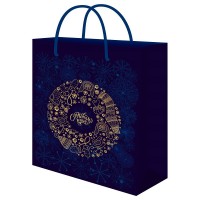 Миленд/Пакет бумажный ламинированный. С Новым годом. Дух праздника/264 х 327 х 136/ППК-2349/