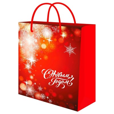 Миленд/Пакет бумажный ламинированный. С Новым годом. Зимнее волшебство/264 х 327 х 80/ППК-2352/